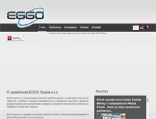 Tablet Screenshot of eggo.cz